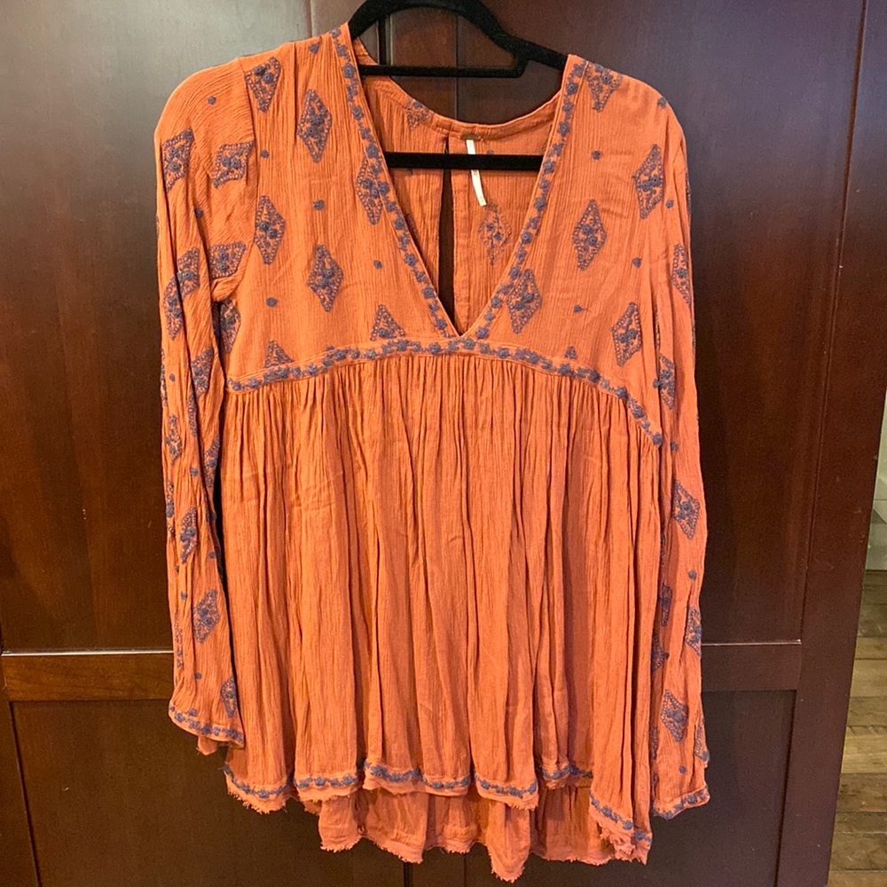 Free People Embroidered Tunic